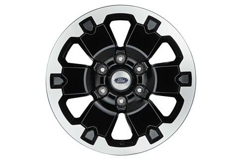 Discover Ford Bronco Accessories in PR, Wheels - 18 Inch Black, Machine Faced, Set Of 5